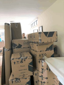 Packing for the move - Claire moving story