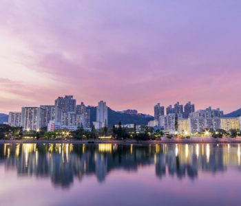 City sunset - Hong-Kong