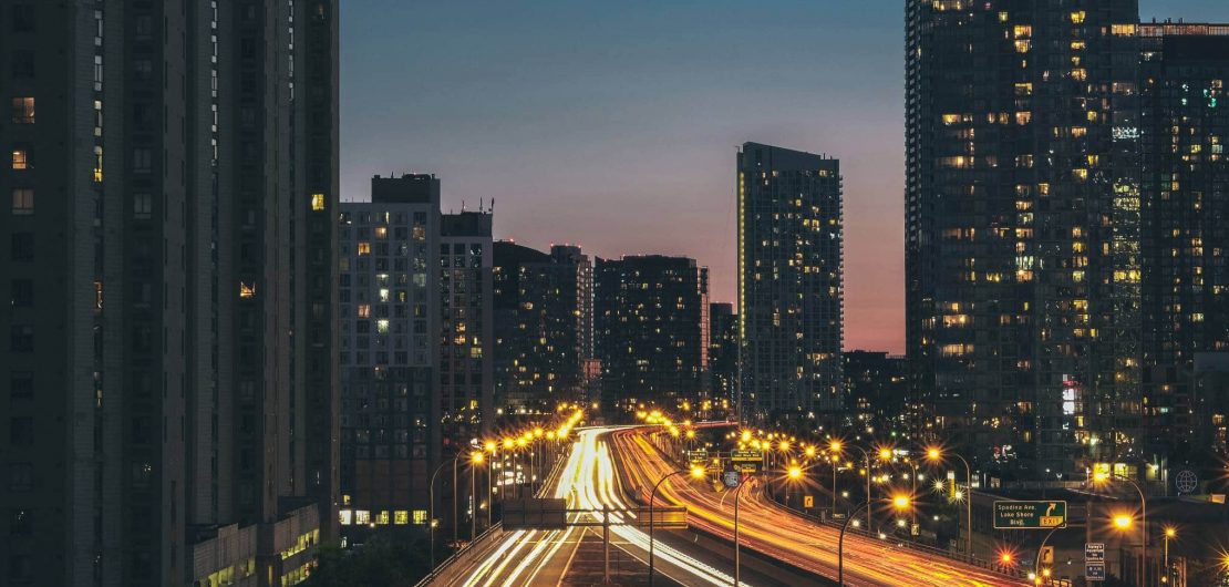 city lights - Toronto, Canada